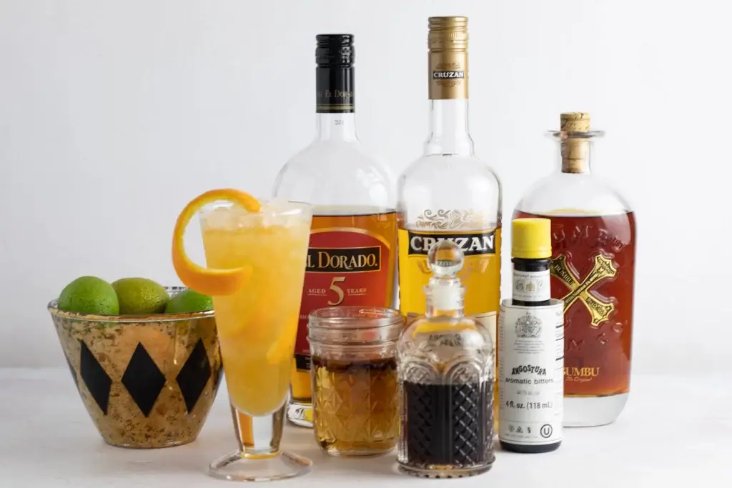 Different rums to add to the Nui Nui cocktail